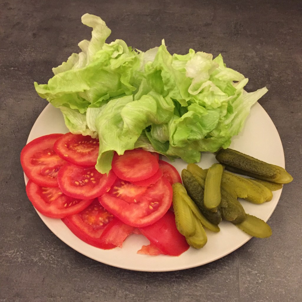 Das vorbereitete Gemüse