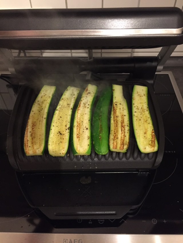 Zucchini Kontaktgrill