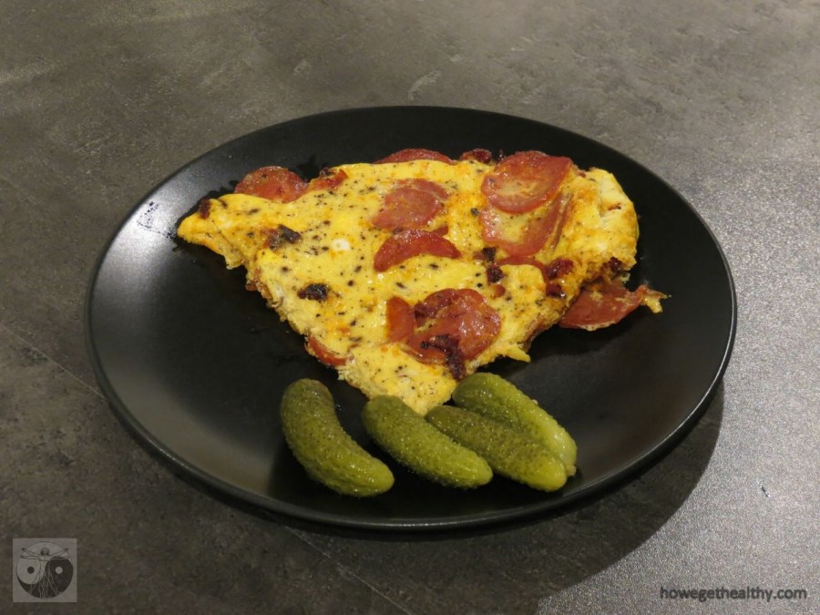 Rührei mit Chorizo und getrockneten Tomaten