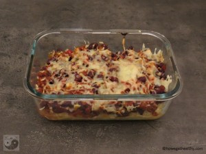 Spaghettikürbis al Forno nach dem Backen
