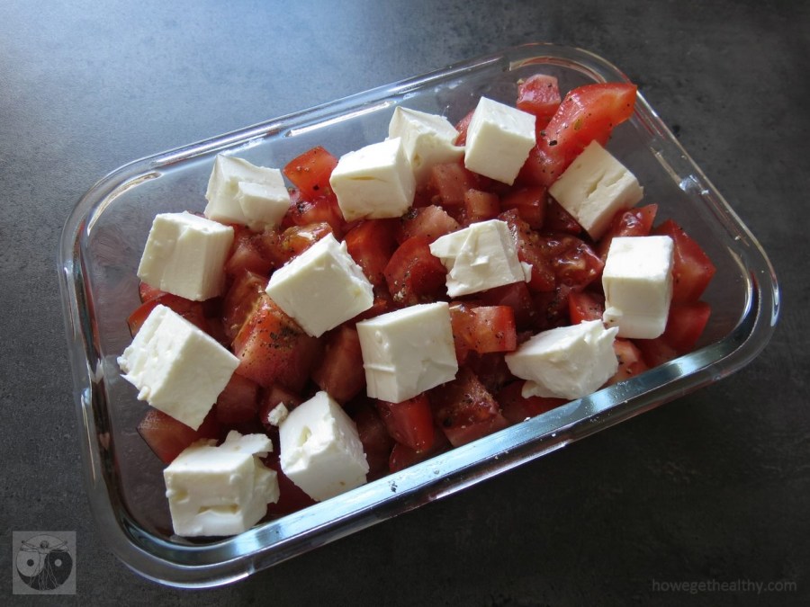 Tomatensalat mit Feta