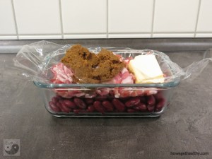 Vorbereitete Zutaten in der Box