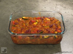 Die Füllung des Cottage Pie mit Kürbishaube