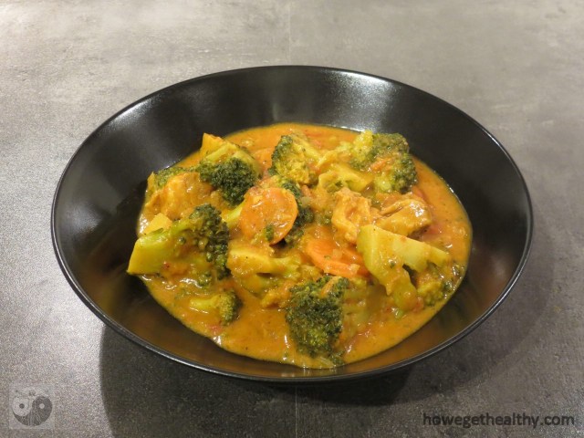 Gemuese-Curry mit Lamm