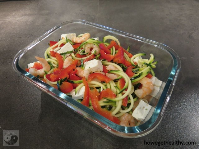 Gemuese-Spaghetti-Salat