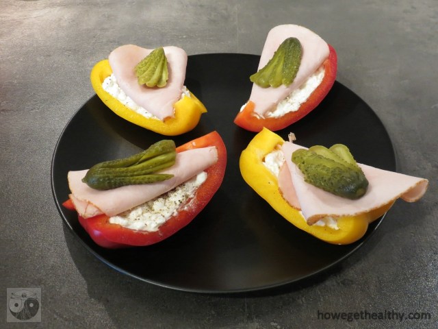 Paprikaschnittchen Variante 2