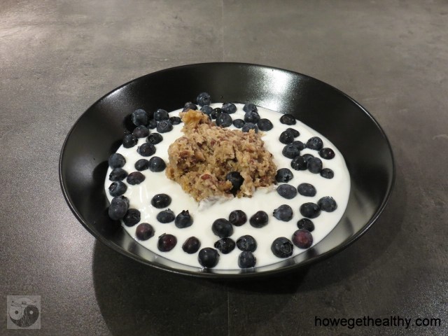 Blaubeerporridge