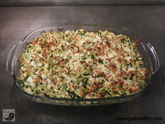 Zucchini-Feta-Auflauf