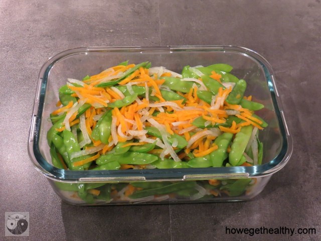 Zuckerschotensalat
