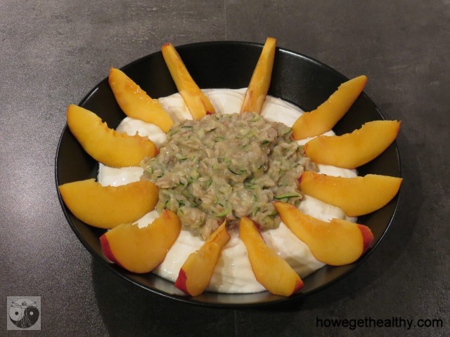 Zoats mit Nektarinen