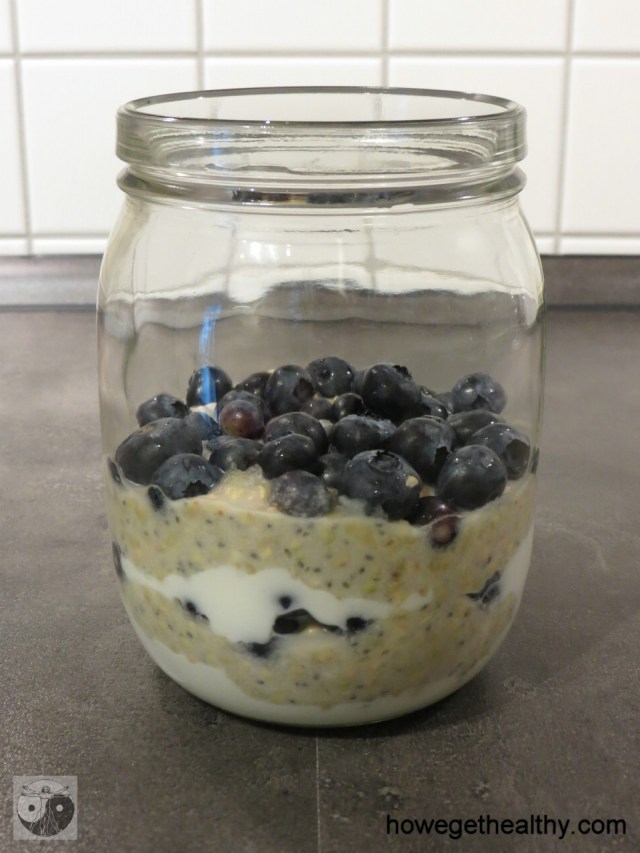 Buchweizen-Heidelbeer-Fruehstueck