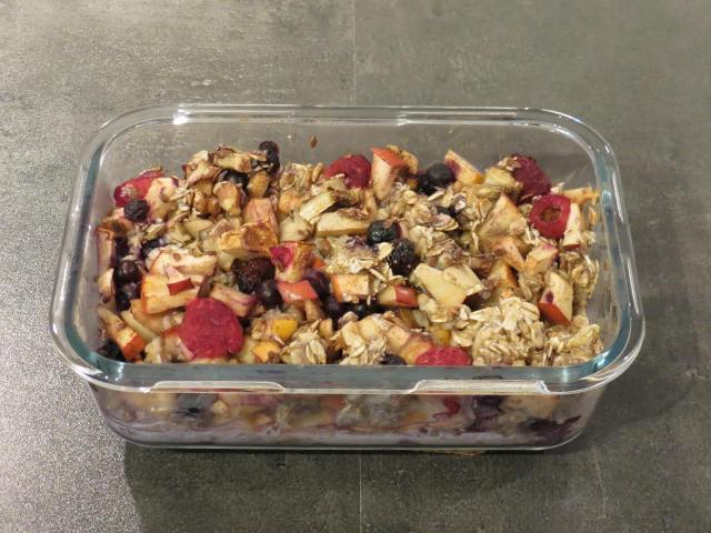 Gebackene Oats mit Beeren