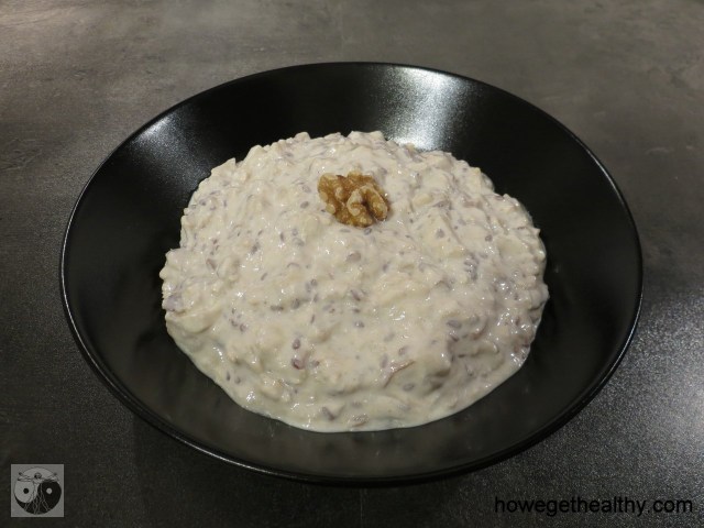 Birchermuesli mit Birnen